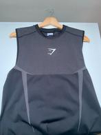 Gymshark Onyx tanktop Grey, Kleding | Heren, Sportkleding, Ophalen of Verzenden, Zo goed als nieuw