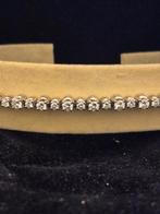 18k witgoud met diamanten, Verzenden, Zo goed als nieuw, Wit, Goud