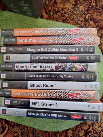 PSP Games - Collectie van 10 spellen beschikbaar voor biedingen