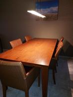 Eetkamertafel en stoelen, Huis en Inrichting, Ophalen, Gebruikt, Klassiek, 4 tot 6 stoelen