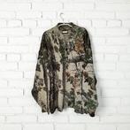 Vintage Trui Mt 3XL Bruin Groen Gebreid Bos Tafereel Saftbak, Kleding | Heren, Truien en Vesten, Bruin, Verzenden, Vintage, Overige maten