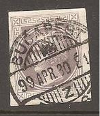 Oostenrijk  krantenzegel Yvert nr 10 afstempeling Budapest, Postzegels en Munten, Verzenden, Gestempeld