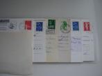 diverse postkaarten met zegels (afgestempeld)-zie lijst, Verzamelen, Frankrijk, Gelopen, Ophalen of Verzenden