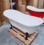 Vrijstaand ligbad op mat zwarte leeuwenpoten nr137, Huis en Inrichting, Ophalen of Verzenden, Nieuw