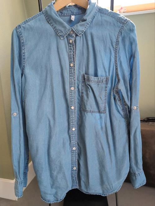 Denim blouse nieuw zonder kaartjes mt L, Kleding | Dames, Blouses en Tunieken, Nieuw, Maat 42/44 (L), Blauw, Ophalen of Verzenden