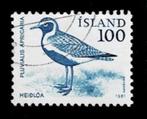 postzegel 521 IJsland vogel Goudplevier, Ophalen of Verzenden, IJsland, Gestempeld