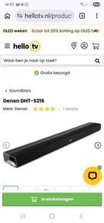 Denon DHT-S216 Soundbar - Uitstekende Geluidskwaliteit, Ophalen of Verzenden, Bluetooth, Zo goed als nieuw