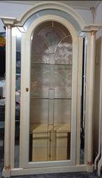 Italiaans hoogglans vitrinekast, Huis en Inrichting, Kasten | Vitrinekasten, Ophalen, Gebruikt, 25 tot 50 cm, 200 cm of meer