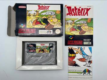 Asterix SNES PAL FAH Compleet Met Poster! beschikbaar voor biedingen