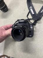 Canon EOS 350D camera body met twee lenzen in fototas, Spiegelreflex, Canon, Ophalen of Verzenden, Zo goed als nieuw