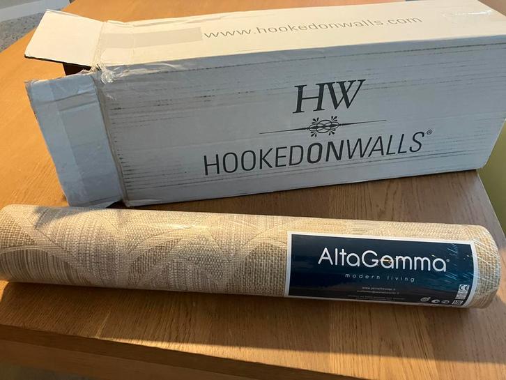 Hookedonwalls Umami behang Jakado 30206, Huis en Inrichting, Stoffering | Behang, Beige, minder dan 10 m², Ophalen of Verzenden