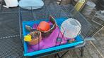 Hamsterkooi met veel toebehoren, Dieren en Toebehoren, Ophalen of Verzenden, Zo goed als nieuw, Kooi, Minder dan 60 cm