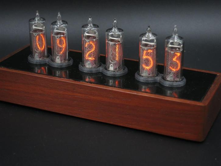 Tinytime IN16 Nixie clock klok, Huis en Inrichting, Woonaccessoires | Klokken, Nieuw, Overige typen, Analoog, Verzenden