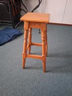 Houten Barkruk, Huis en Inrichting, Stoelen, Ophalen, Gebruikt, Bruin, Klassiek