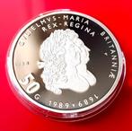 1988 Proof-like 50 Gulden Munt in Capsule, Postzegels en Munten, Munten | Nederland, Koningin Beatrix, Zilver, Ophalen of Verzenden