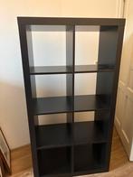 Ikea zwarte vakkenkast  149 hoog, 79 breed en 39 diep, Ophalen, Zo goed als nieuw, 25 tot 50 cm, 50 tot 100 cm