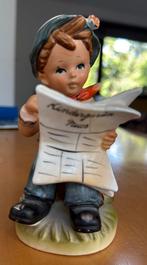 Vintage beeldje kindergarten news hummel lookalike, Ophalen of Verzenden, Gebruikt, Hummel