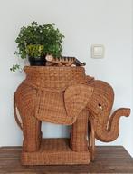 Vintage rotan olifant tafeltje, Ophalen