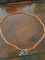 Bloedkoralen ketting., Ophalen of Verzenden, Zilver, Ketting