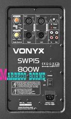 Actieve Subwoofer speaker,Versterker Subwoofer 15 inch,SWP15, Audio, Tv en Foto, Luidsprekers, Overige merken, Subwoofer, Vonyx