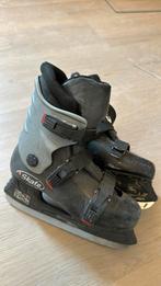 Schaatsen, hockeyschaatsen, maat 36 zwart grijs, Verzenden, Gebruikt, IJshockeyschaatsen, Overige merken
