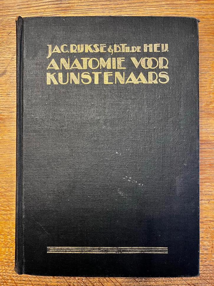 Anatomie voor Kunstenaars - Jac. Rijkse & Dt. de Heu, Boeken, Kunst en Cultuur | Fotografie en Design, Gelezen, Overige onderwerpen