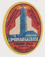oud limonade-etiket Terschelling, Ophalen of Verzenden, Gebruikt, Overige typen