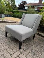 Prachtige Eichholtz fauteuil in Ralph Lauren visgraad stof, Huis en Inrichting, ., Eichholtz, Eichholtz design, 75 tot 100 cm