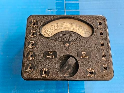 Avo Minor multymeter, bouwjaar tussen 1935-1945, Doe-het-zelf en Verbouw, Meetapparatuur, Gebruikt, Multimeter, Ophalen of Verzenden