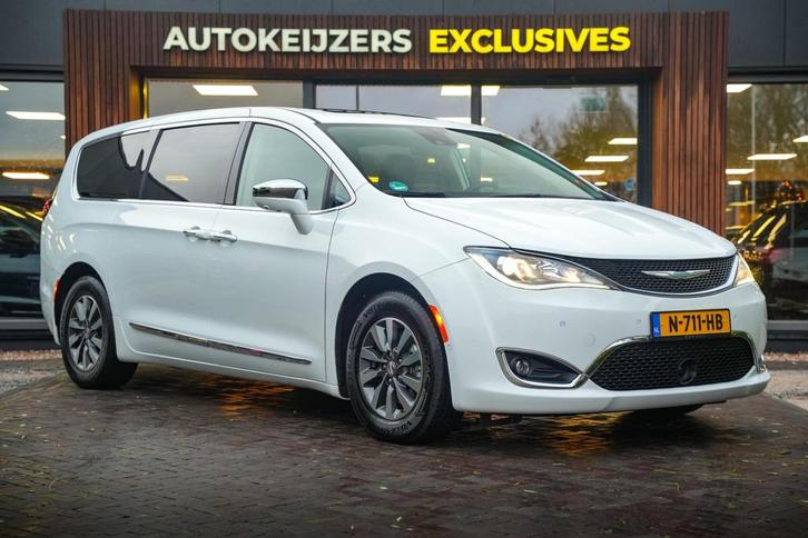 Chrysler Pacifica 3.6 V6 Hybrid Panodak 360 Camera Leer Stoe, Auto's, Chrysler, Bedrijf, Te koop, Pacifica, ABS, Achteruitrijcamera