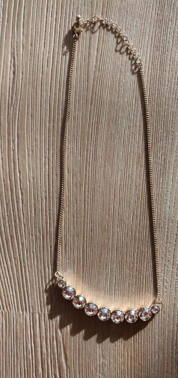 ketting met  mooie stenen (Nieuw) verstelbaar 44cm beschikbaar voor biedingen