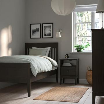 IKEA IDANÄS Bedframe 90x200 Donkerbruin – uitstekende staat - afbeelding 3