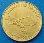 Shell Token - Man in Flight #02 - Leonardo da Vinci, Postzegels en Munten, Verzenden, Overige materialen, Nederland