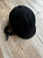 Zwarte paardrijcap, mt 52-56 cm, Dieren en Toebehoren, Paardrijkleding, Ophalen of Verzenden, Gebruikt, Overige soorten, Cap