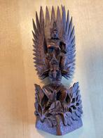 Mooi verfijnd Garuda houtsnijwerk beeldje uit Indonesië, Ophalen of Verzenden