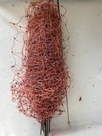 Schapennet oranje – 50 meter | 90 cm hoog | incl. 13 palen, Ophalen, Gebruikt, 20 meter of meer