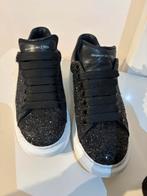 Prachtige Alexander McQueen sneakers met glitter., Ophalen, Zwart, Sneakers of Gympen, Gedragen