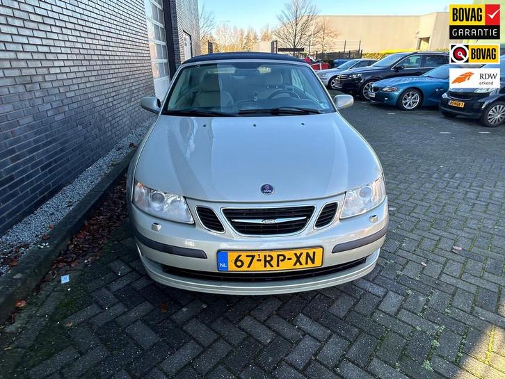 Saab 9-3 Cabrio 1.8t Vector, Auto's, Saab, Bedrijf, Saab 9-3, ABS, Airbags, Airconditioning, Boordcomputer, Centrale vergrendeling