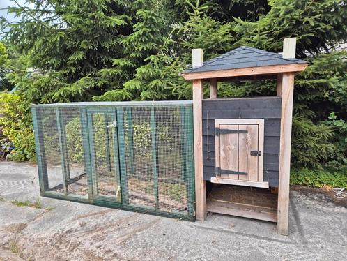 Kippenhok konijnenhok ren met uitloop, Dieren en Toebehoren, Pluimvee | Toebehoren, Gebruikt, Kippenhok of Kippenren, Ophalen