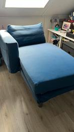 Ikea ligstoel/bank, Gebruikt, Blauw, Tweepersoons, 190 cm of minder