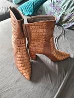 Pertini Cognac Enkellaarsjes - Zo goed als nieuw!, Kleding | Dames, Pertini, Bruin, Lage of Enkellaarzen, Ophalen of Verzenden