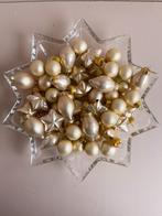 Parelmoer mini kerstballen, Ophalen of Verzenden