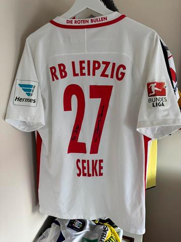 Matchworn & gesigneerd Davie Selke shirt RB Leipzig beschikbaar voor biedingen