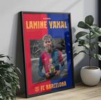 Lamine Yamal FC Barcelona Poster A4 Met Lijst, Ophalen of Verzenden, Nieuw, Foto of Poster, Minder dan 50 cm