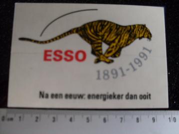 ruit sticker esso logo 1991 energieker dan ooit beschikbaar voor biedingen