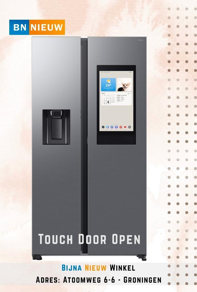 Koelkast Samsung touch door open 1Jaar GARANTIE - OUTLET, Huis en Inrichting, Keuken | Keukenbenodigdheden, Nieuw, Ophalen of Verzenden