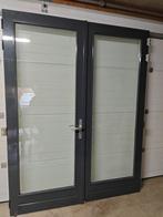 Hardhouten tuindeuren, Doe-het-zelf en Verbouw, Gevelraam of Ruit, Gebruikt, Dubbelglas, 160 cm of meer