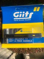 25 Pakjes Giits Scheermesjes - Nieuw, Nieuw, Ophalen of Verzenden, Toebehoren, Blauw