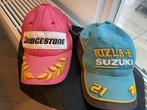 Vintage Petten Set - Bridgestone & Rizla Suzuki, Ophalen of Verzenden, Gedragen, One size fits all, Pet
