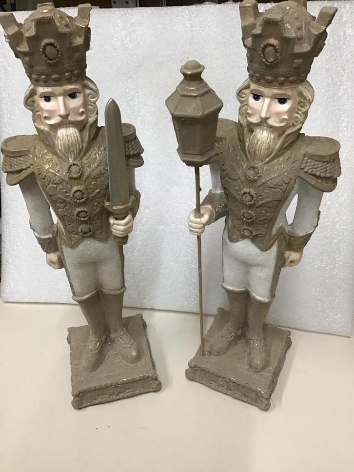 Notenkraker Beelden Set, Tuin en Terras, Tuinbeelden, Zo goed als nieuw, Mensenbeeld, Overige materialen, Ophalen of Verzenden